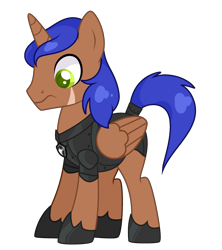 Size: 2377x2675 | Tagged: safe, artist:reptaurdrawsmlp, artist:tired-horse-studios, imported from derpibooru, oc, oc only, alicorn, pony, armor, male, simple background, solo, stallion, transparent background