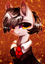 Size: 2342x3291 | Tagged: safe, artist:1fresita, artist:krissstudios, imported from derpibooru, pony, unicorn, bust, male, portrait, solo, stallion