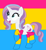 Size: 383x418 | Tagged: safe, artist:jadeharmony, artist:jadethepegasus, artist:selenaede, artist:thefandomizer316, imported from derpibooru, potion nova, pony, unicorn, my little pony: pony life, base used, clothes, cute, eyeshadow, female, g4.5, makeup, mare, novabetes, open mouth, pansexual, pansexual pride flag, pony life, pride, pride flag, raised hoof, raised leg, socks, solo, striped socks