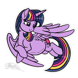 Size: 2048x2048 | Tagged: safe, artist:melspyrose, imported from derpibooru, twilight sparkle, alicorn, pony, caption, cutie mark, horn, image macro, linea nigra, older, older twilight, preglight sparkle, pregnant, rainbow power, simple background, solo, transparent background, twilight sparkle (alicorn), wings