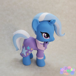Size: 1000x1000 | Tagged: safe, artist:sanadaookmai, imported from derpibooru, trixie, pony, unicorn, the last problem, craft, female, mare, older, older trixie, photo, sculpture, solo, traditional art