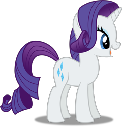 Size: 4798x5000 | Tagged: safe, artist:dashiesparkle, imported from derpibooru, rarity, pony, unicorn, lesson zero, .svg available, female, mare, open mouth, simple background, solo, transparent background, vector