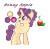 Size: 1084x1064 | Tagged: safe, artist:nakotl, imported from derpibooru, oc, oc only, oc:honey apple, pony, unicorn, female, mare, offspring, parent:big macintosh, parent:sugar belle, parents:sugarmac, simple background, solo, transparent background