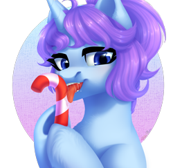 Size: 1500x1458 | Tagged: safe, artist:nika-rain, imported from derpibooru, oc, oc only, oc:blithe, pony, unicorn, bust, commission, cute, portrait, simple background, solo