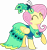 Size: 3500x3687 | Tagged: safe, artist:ambassad0r, imported from derpibooru, fluttershy, pegasus, pony, ^^, clothes, dress, eyes closed, female, gala dress, grin, mare, raised hoof, simple background, smiling, solo, transparent background, vector