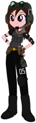 Size: 483x1655 | Tagged: safe, artist:edy_january, edit, imported from derpibooru, vector edit, oc, oc:samantha, oc:samantha maxis, equestria girls, armor, call of duty, call of duty black ops cold war, call of duty zombies, clothes, goggles, gun, handgun, m1911, pistol, scarf, solo, vector, weapon