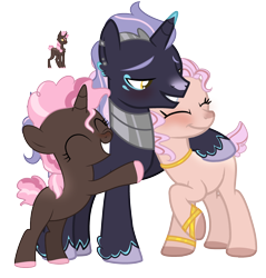 Size: 3128x3278 | Tagged: safe, artist:fcrestnymph, imported from derpibooru, oc, oc only, pony, unicorn, female, filly, male, mare, stallion