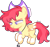 Size: 2336x2200 | Tagged: safe, artist:kurosawakuro, imported from derpibooru, oc, oc only, pegasus, pony, base used, female, filly, hat, offspring, parent:apple bloom, parent:rumble, parents:rumbloom, solo