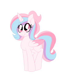 Size: 1280x1556 | Tagged: safe, artist:ladylullabystar, imported from derpibooru, oc, oc only, oc:lullaby star, alicorn, pony, female, mare, simple background, solo, transparent background, two toned wings, wings