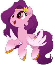 Size: 6650x7900 | Tagged: safe, artist:joemasterpencil, imported from derpibooru, pipp petals, pegasus, pony, absurd resolution, adorapipp, cloven hooves, cute, cutie mark, female, flying, g4, g5, g5 to g4, mare, movie accurate, open mouth, pipp, solo, unshorn fetlocks