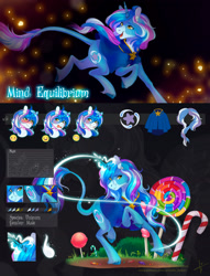 Size: 1920x2510 | Tagged: safe, artist:wilvarin-liadon, imported from derpibooru, oc, oc only, oc:mind equilibrium, pony, unicorn, leonine tail, reference sheet, solo