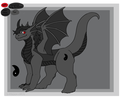 Size: 2200x1776 | Tagged: safe, imported from derpibooru, changeling, dragon, hybrid, dragoling, kagetera, my little pony