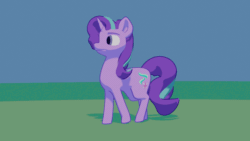 Size: 960x540 | Tagged: safe, artist:alicornified, imported from derpibooru, starlight glimmer, pony, unicorn, 3d, animated, blender, cel shading, female, gif, loop, mare, shading, solo, walk cycle, walking