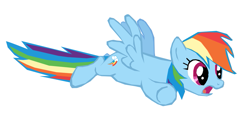 Size: 1127x562 | Tagged: safe, artist:benpictures1, imported from derpibooru, rainbow dash, pegasus, pony, a dog and pony show, cute, dashabetes, female, inkscape, open mouth, simple background, solo, vector, white background