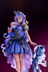 Size: 500x750 | Tagged: safe, imported from derpibooru, kotobukiya, princess luna, human, pony, anime, human ponidox, humanized, photo, self ponidox