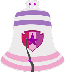 Size: 585x650 | Tagged: safe, imported from derpibooru, sweetie belle, bell, liberty bell, logo, no pony, philadelphia, ponybooru, pun, sweetie bell, visual pun