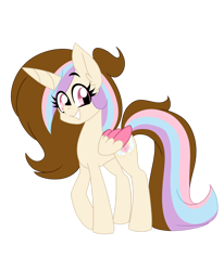 Size: 1280x1556 | Tagged: safe, artist:ladylullabystar, imported from derpibooru, oc, oc only, oc:lita sparkle, alicorn, pony, female, mare, simple background, solo, transparent background, two toned wings, wings