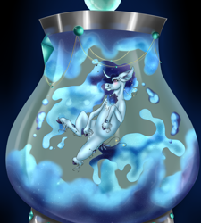 Size: 3240x3600 | Tagged: safe, artist:crazyaniknowit, imported from derpibooru, oc, oc only, pony, unicorn, lava lamp, solo