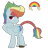 Size: 1280x1333 | Tagged: safe, artist:starshine-sentryyt, imported from derpibooru, oc, oc only, hybrid, interspecies offspring, male, offspring, parent:discord, parent:rainbow dash, parents:discodash, simple background, solo, transparent background