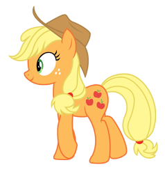 Size: 2554x2682 | Tagged: safe, artist:third uncle, artist:three uncle, imported from derpibooru, applejack, earth pony, pony, sounds of silence, applejack's hat, butt, cowboy hat, female, hat, mare, plot, simple background, transparent background