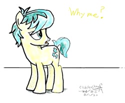 Size: 1217x1003 | Tagged: safe, artist:johnerose126, imported from derpibooru, sandbar, earth pony, pony, male, solo