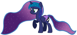 Size: 11075x5000 | Tagged: safe, artist:laszlvfx, imported from derpibooru, princess luna, pony, absurd resolution, alternate design, simple background, solo, transparent background