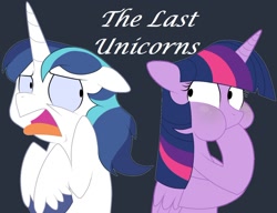 Size: 1024x787 | Tagged: artist needed, safe, artist:riisusparkle, artist:shakespearicles, imported from derpibooru, shining armor, twilight sparkle, alicorn, pony, unicorn, fanfic:the last unicorns, author:shakespearicles, brother, brother and sister, disgusted, eyelashes, family, fanfic, fanfic art, fanfic cover, female, fimfiction, hoof on chest, hoof over mouth, horn, implied inbreeding, implied incest, inbreeding, incest, infidelity, looking, looking at each other, male, mare, nostrils, open mouth, prince, princess, pupils, royalty, shakespearicles, shiningsparkle, shipping, siblings, simple background, sister, stallion, straight, text, the last unicorns, tongue out, twicest, twilight sparkle (alicorn), wall of tags, wings, xk-class end-of-the-world scenario