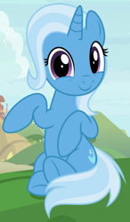 Size: 1024x1753 | Tagged: safe, artist:jhayarr23, edit, edited screencap, imported from derpibooru, screencap, trixie, pony, unicorn, the big mac question, cute, diatrixes