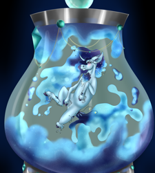 Size: 3240x3600 | Tagged: safe, artist:crazyaniknowit, imported from derpibooru, oc, pony, unicorn, lava lamp, solo
