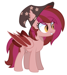 Size: 1800x2000 | Tagged: safe, artist:ponkus, imported from derpibooru, oc, oc:velvet silverwings, pony, female, hat, mare, simple background, transparent background, witch hat