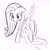 Size: 1972x1983 | Tagged: safe, artist:syrupyyy, artist:watchoutoprah, imported from derpibooru, fluttershy, pegasus, pony, angry, blushing, cute, ears back, female, floppy ears, madorable, mare, shyabetes, simple background, solo, stare, the stare, traditional art, white background