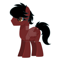 Size: 1280x1280 | Tagged: safe, artist:ponkus, imported from derpibooru, oc, pegasus, pony, deviantart watermark, male, obtrusive watermark, simple background, solo, stallion, transparent background, watermark