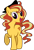 Size: 644x936 | Tagged: safe, artist:mysticdrivefim, imported from derpibooru, oc, oc only, oc:toastedravs, earth pony, pony, beret, crystal fair con, female, hat, hearth's warming bazaar, looking at you, mare, raised hoof, simple background, smiling, smiling at you, solo, transparent background