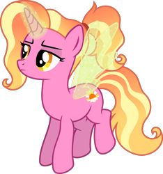 Size: 4010x4290 | Tagged: safe, artist:kojibiose, imported from derpibooru, luster dawn, pony, unicorn, absurd resolution, artificial wings, augmented, female, magic, magic wings, mare, simple background, solo, transparent background, wings
