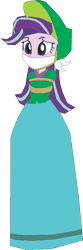 Size: 335x1007 | Tagged: safe, artist:caido58, imported from derpibooru, starlight glimmer, equestria girls, arm behind back, bondage, bound and gagged, cloth gag, clothes, gag, long skirt, simple background, skirt, solo, tied up, transparent background, victorian