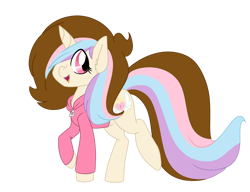 Size: 1280x984 | Tagged: safe, artist:ladylullabystar, imported from derpibooru, oc, oc only, oc:lita sparkle, pony, unicorn, clothes, female, hoodie, mare, simple background, solo, transparent background