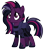 Size: 800x908 | Tagged: safe, artist:princess-kitsune-tsu, artist:venomous-cookietwt, imported from derpibooru, oc, oc only, pony, unicorn, armor, base used, female, magical lesbian spawn, mare, offspring, parent:tempest shadow, parent:twilight sparkle, parents:tempestlight, simple background, solo, transparent background