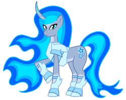 Size: 3546x2804 | Tagged: safe, artist:gunkye, imported from derpibooru, oc, oc only, oc:queen starfrost, pony, unicorn, alternate universe, armor, curved horn, etheral mane, ethereal mane, freckles, horn, simple background, solo, transparent background