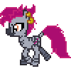 Size: 100x100 | Tagged: safe, artist:amgiwolf, imported from derpibooru, oc, oc only, pony, zebra, animated, base used, ear piercing, earring, gif, jewelry, piercing, pixel art, simple background, solo, transparent background, walking, zebra oc