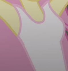 Size: 1920x2014 | Tagged: safe, imported from derpibooru, screencap, fluttershy, equestria girls, rainbow rocks, boobshot, breasts, clothes, cropped, pictures of chests, tanktop