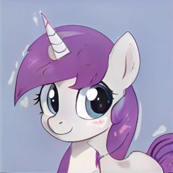 Size: 1024x1024 | Tagged: safe, artist:thisponydoesnotexist, imported from derpibooru, pony, unicorn, ai content, ai generated, generator:thisponydoesnotexist, neural network, solo