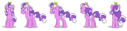 Size: 3278x799 | Tagged: safe, artist:rabidpepper, derpibooru exclusive, imported from derpibooru, screwball, earth pony, pony, flash puppet, simple background, transparent background, turnaround, vector