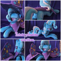 Size: 1280x1280 | Tagged: safe, artist:kuroran, imported from derpibooru, trixie, advertisement, female, photo, plushie