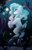 Size: 686x1080 | Tagged: safe, artist:mintkly, imported from derpibooru, oc, oc only, earth pony, pony, bubble, coral, ear fluff, eyelashes, female, flowing mane, glow, glowing, gray eyes, ocean, seaweed, solo, stars, underwater, water