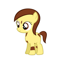 Size: 550x550 | Tagged: safe, artist:strategypony, imported from derpibooru, oc, oc only, oc:sandy, oc:sandy sweet, earth pony, pony, base used, female, filly, foal, mottled coat, simple background, solo, transparent background