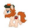 Size: 106x96 | Tagged: safe, artist:amgiwolf, imported from derpibooru, oc, oc only, earth pony, pony, animated, base used, beard, earth pony oc, facial hair, gif, hat, male, pixel art, simple background, smiling, solo, stallion, transparent background, walking