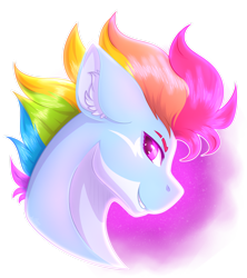 Size: 2664x3000 | Tagged: safe, artist:nocti-draws, imported from derpibooru, rainbow dash, pony, bust, simple background, smiling, solo, transparent background