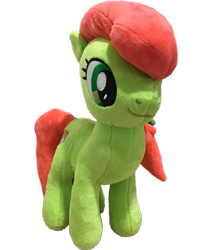 Size: 2079x2448 | Tagged: safe, artist:topsangtheman, imported from derpibooru, peachy sweet, earth pony, pony, apple family member, irl, photo, plushie, simple background, solo, transparent background