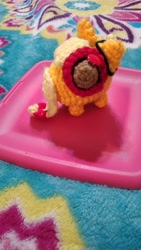 Size: 2304x4096 | Tagged: safe, artist:casquitos kawaii, imported from derpibooru, applejack, earth pony, amigurumi, crochet, hat, pirate applejack, pirate hat, plushie