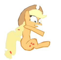 Size: 346x339 | Tagged: safe, artist:benpictures1, edit, edited screencap, imported from derpibooru, screencap, applejack, earth pony, power ponies (episode), applejack's hat, cowboy hat, cute, female, hat, inkscape, jackabetes, mare, simple background, vector, white background